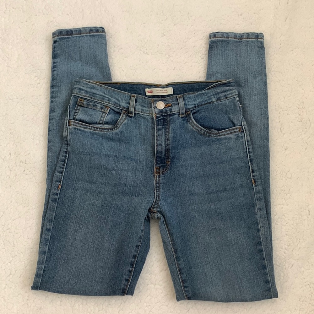 720 highrise super skinny levis
